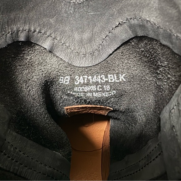 Frye Black Leather Ankle Boots - Picture 10 of 10